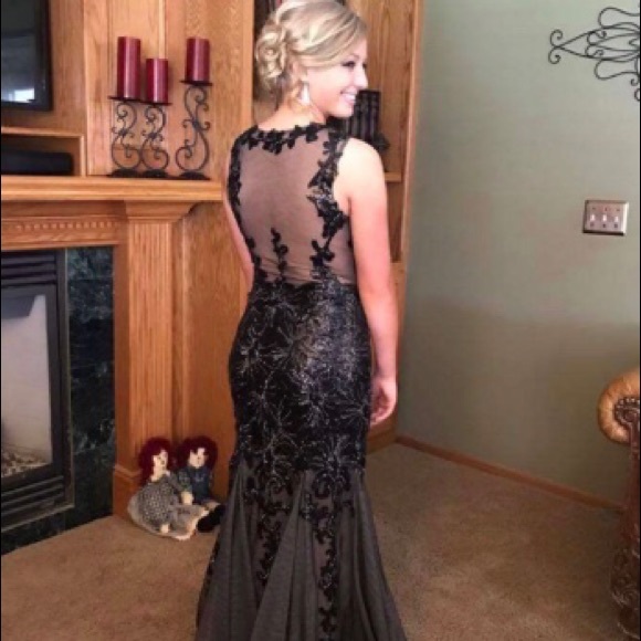 Jovani black prom dress - Picture 1 of 4